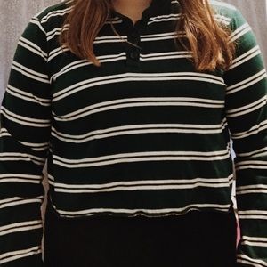 full tilt polo crop top